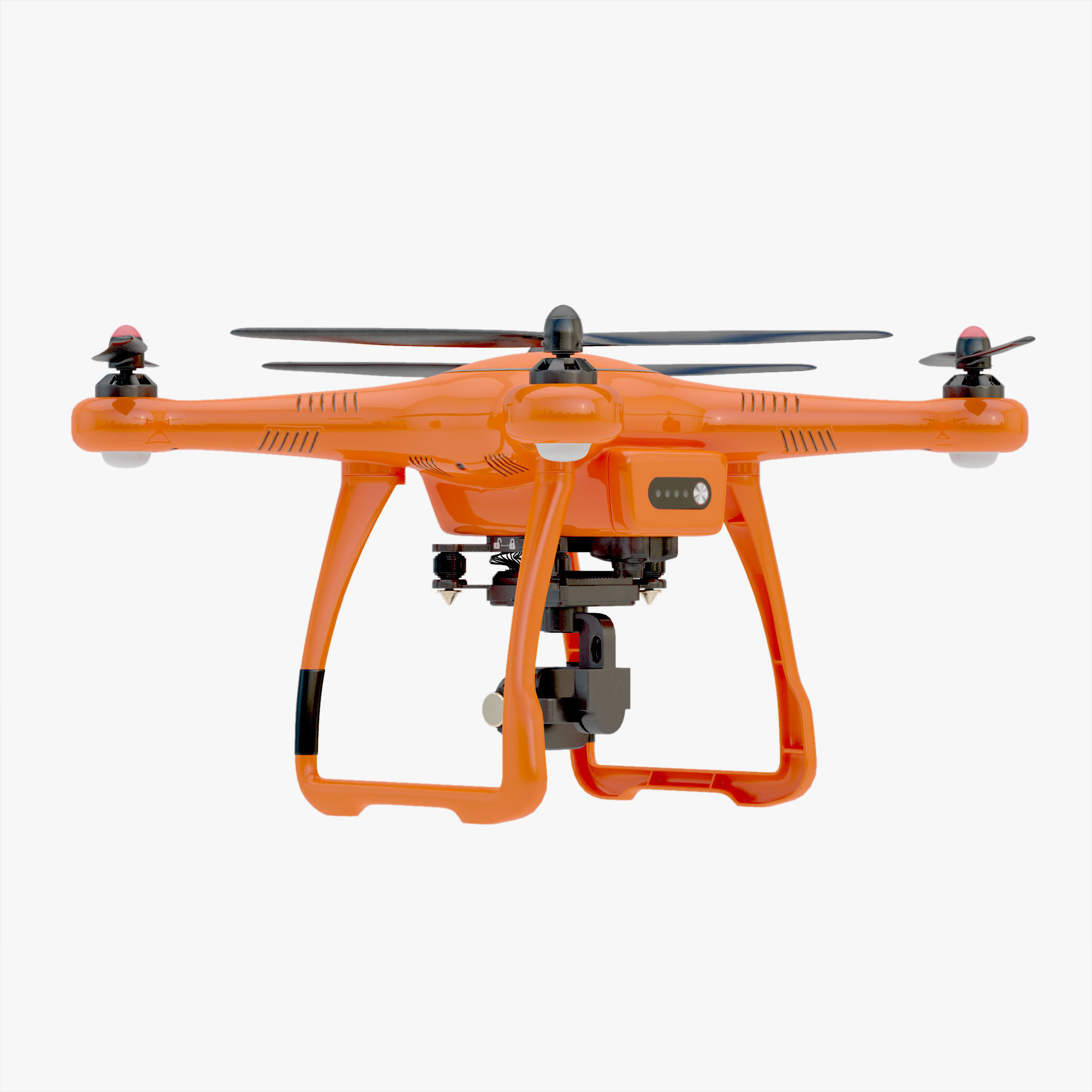 3D Animated Drone Autel Robotics X-Star 3D model_14