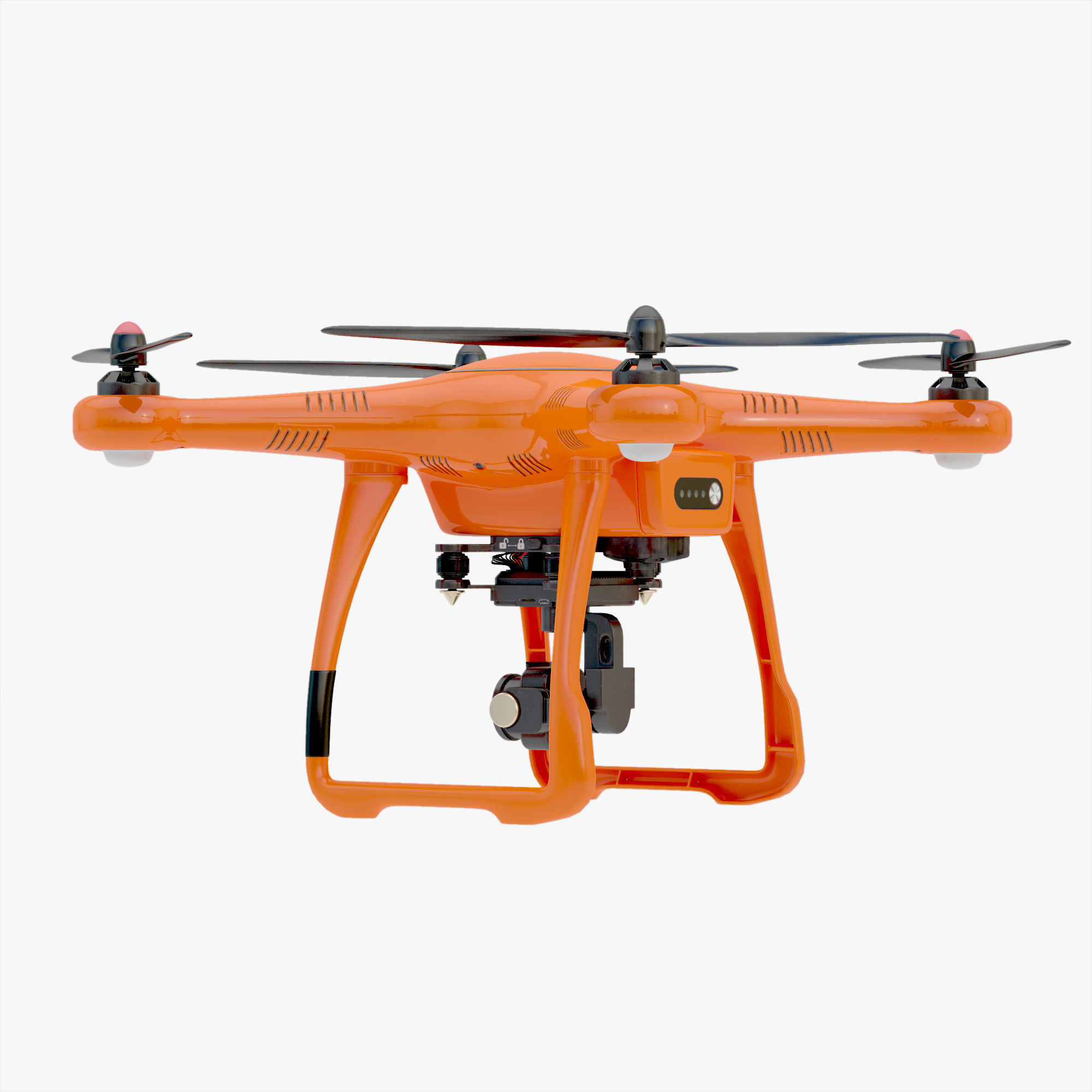 3D Animated Drone Autel Robotics X-Star 3D model_16