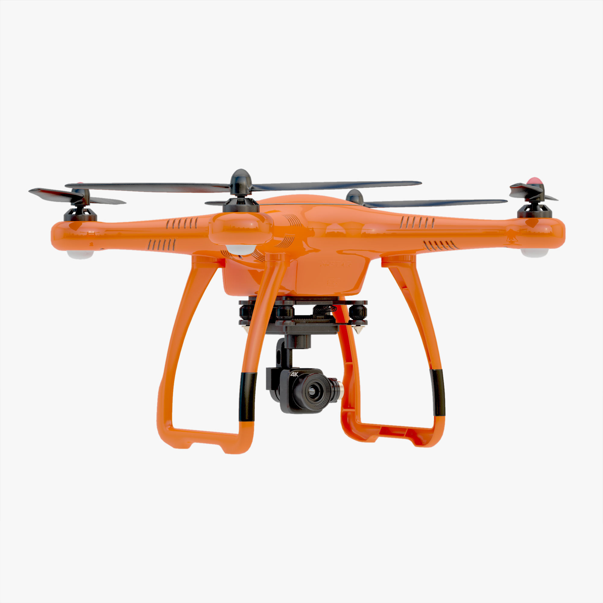 3D Animated Drone Autel Robotics X-Star 3D model_9