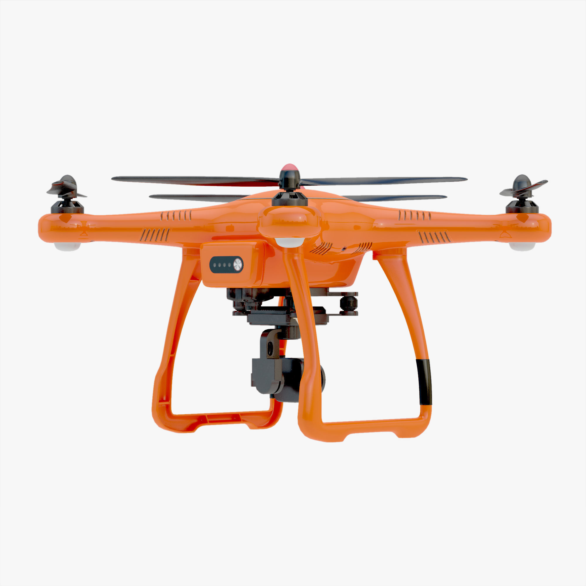 3D Animated Drone Autel Robotics X-Star 3D model_11
