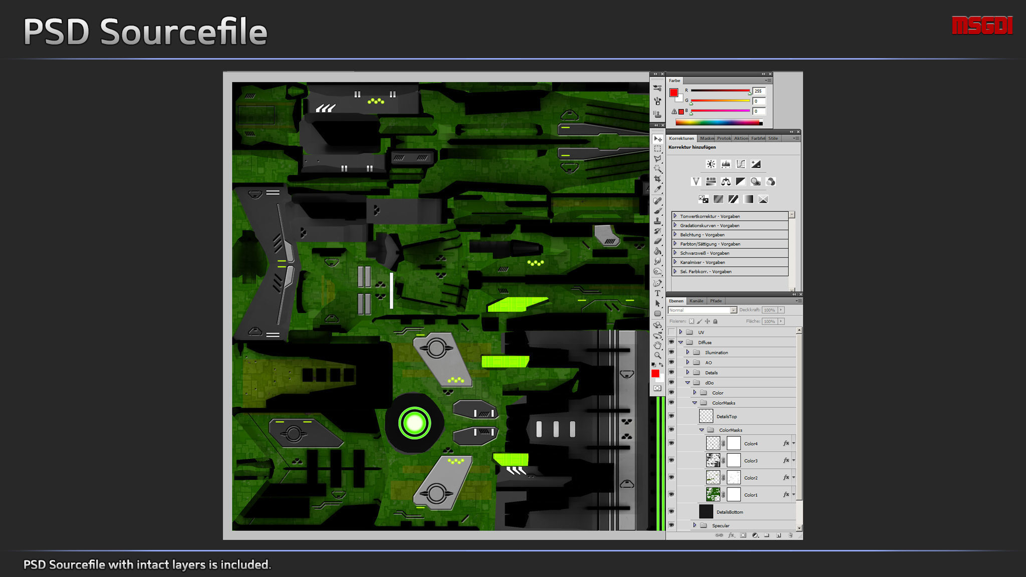Spaceship Enkar Republic Frigate Cerrthal Low-poly 3D model_4