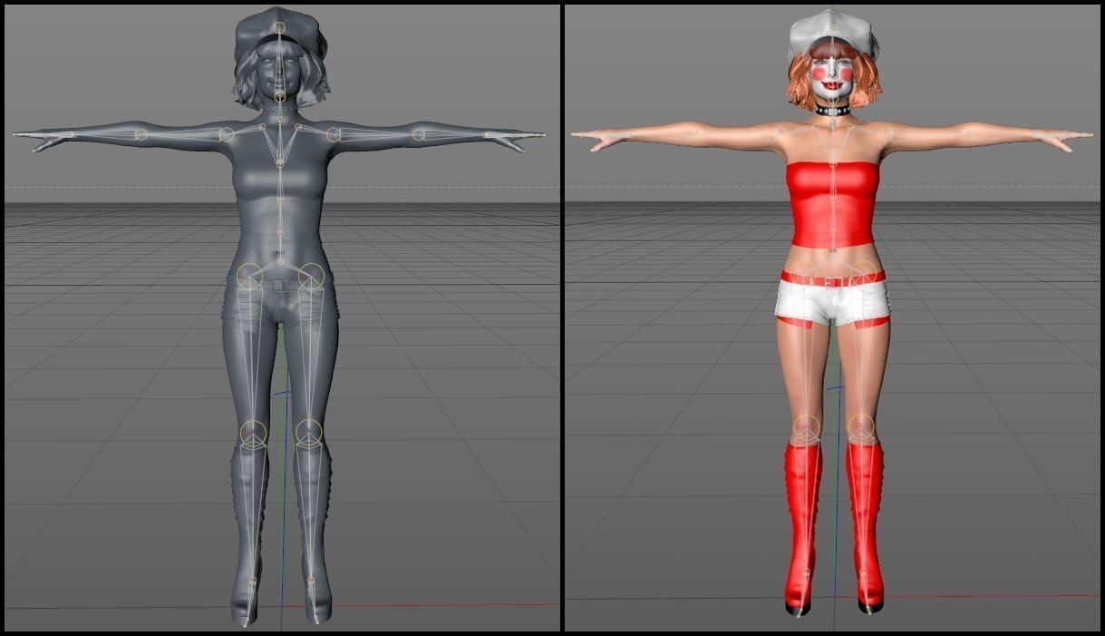 DeeDee Twins -Batman Beyond- 3D model_5
