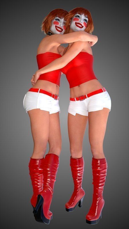 DeeDee Twins -Batman Beyond- 3D model_10