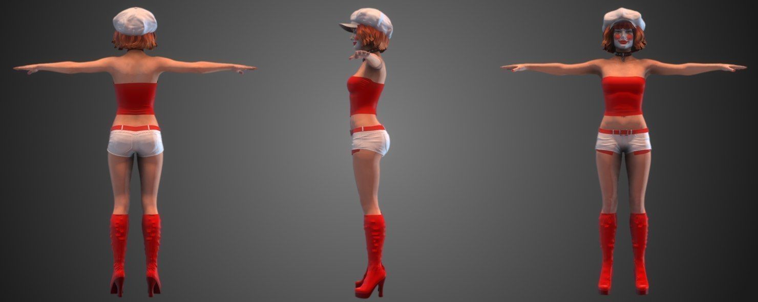 DeeDee Twins -Batman Beyond- 3D model_3
