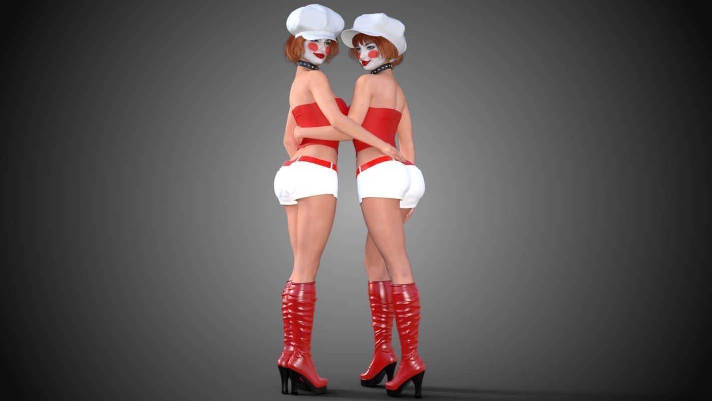 DeeDee Twins -Batman Beyond- 3D model_8