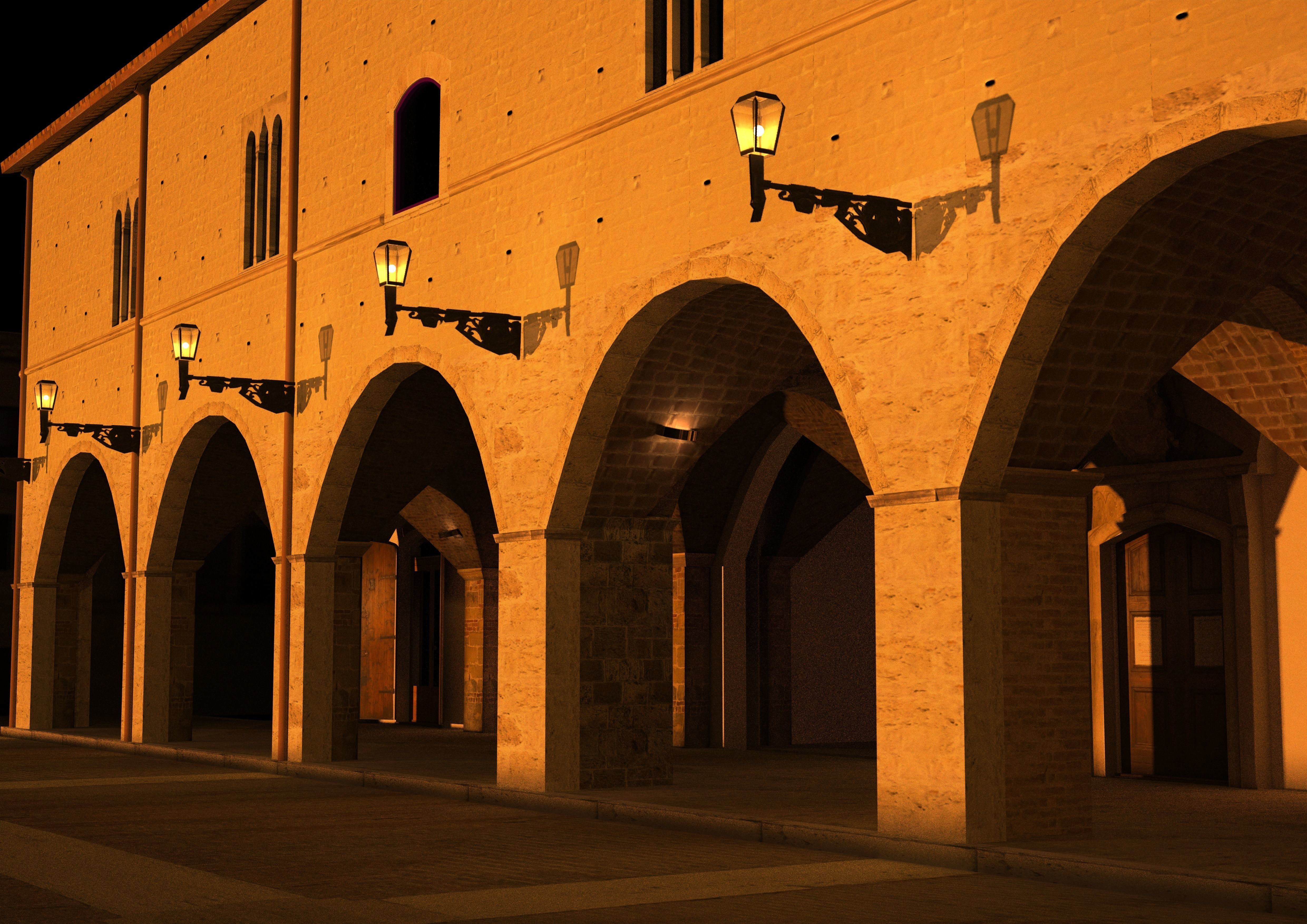 Palazzo Farnese Campli 3D print model_1