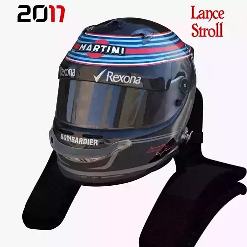 Stroll helmet 2017 Low-poly 3D model