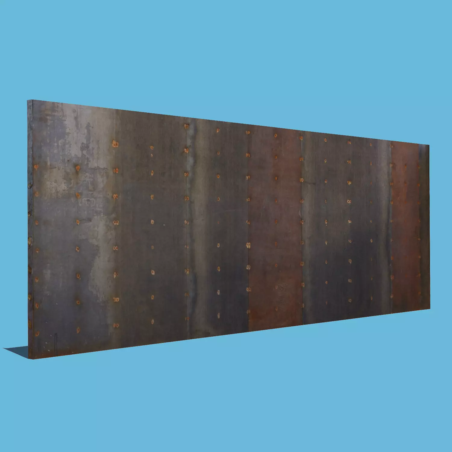 Metal Wall 3D model_0