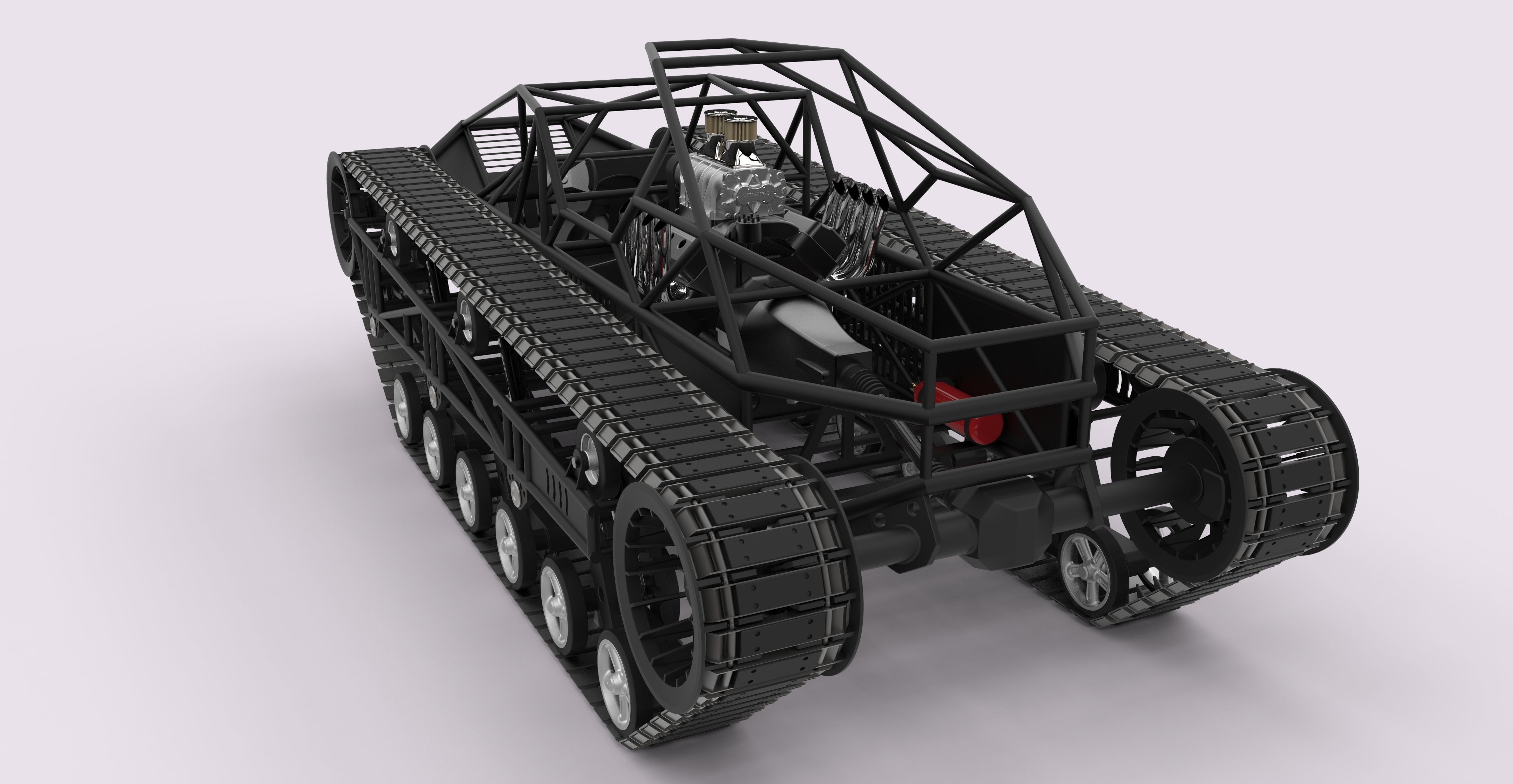 Tracked vehicle 1 3D model_13