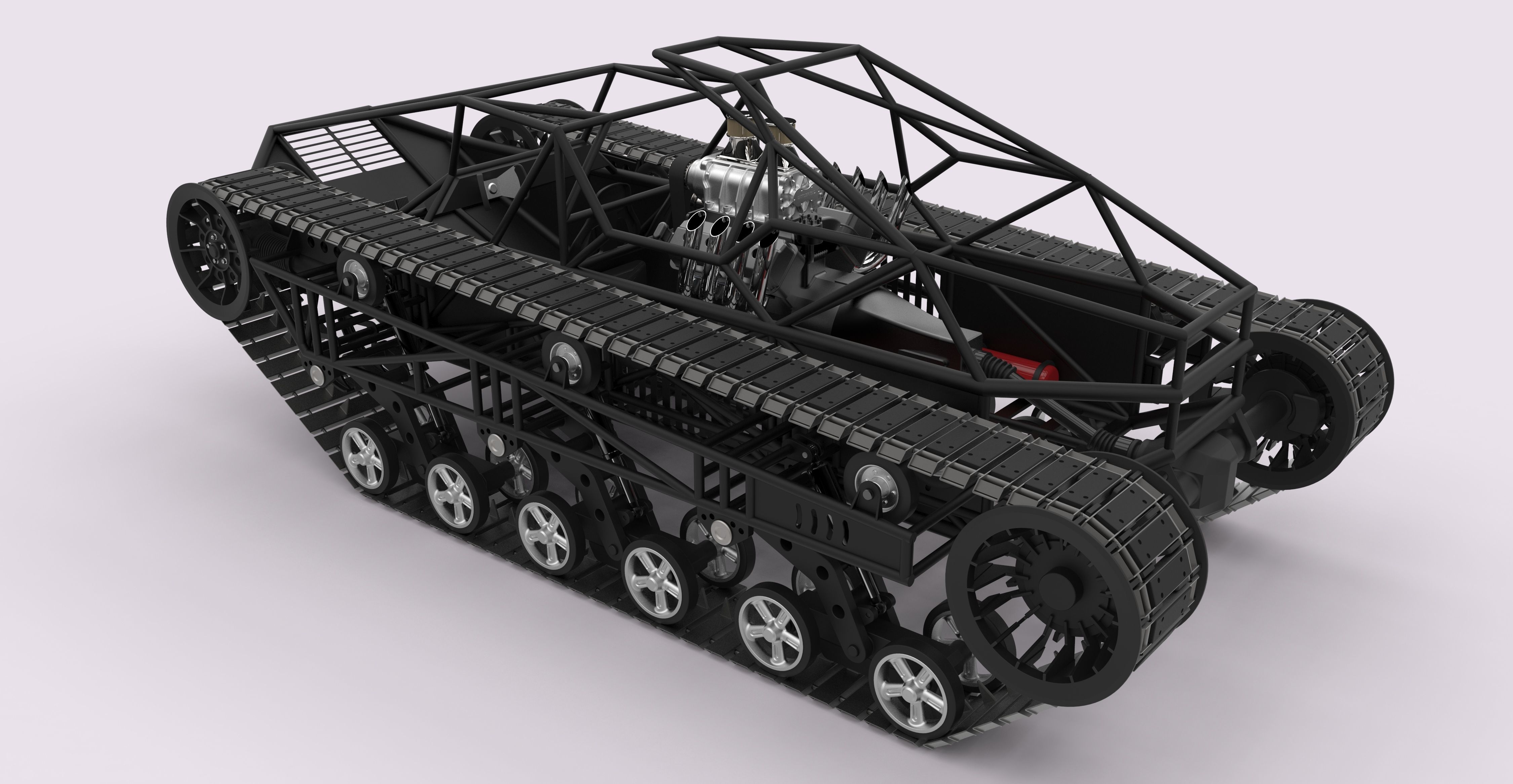 Tracked vehicle 1 3D model_12