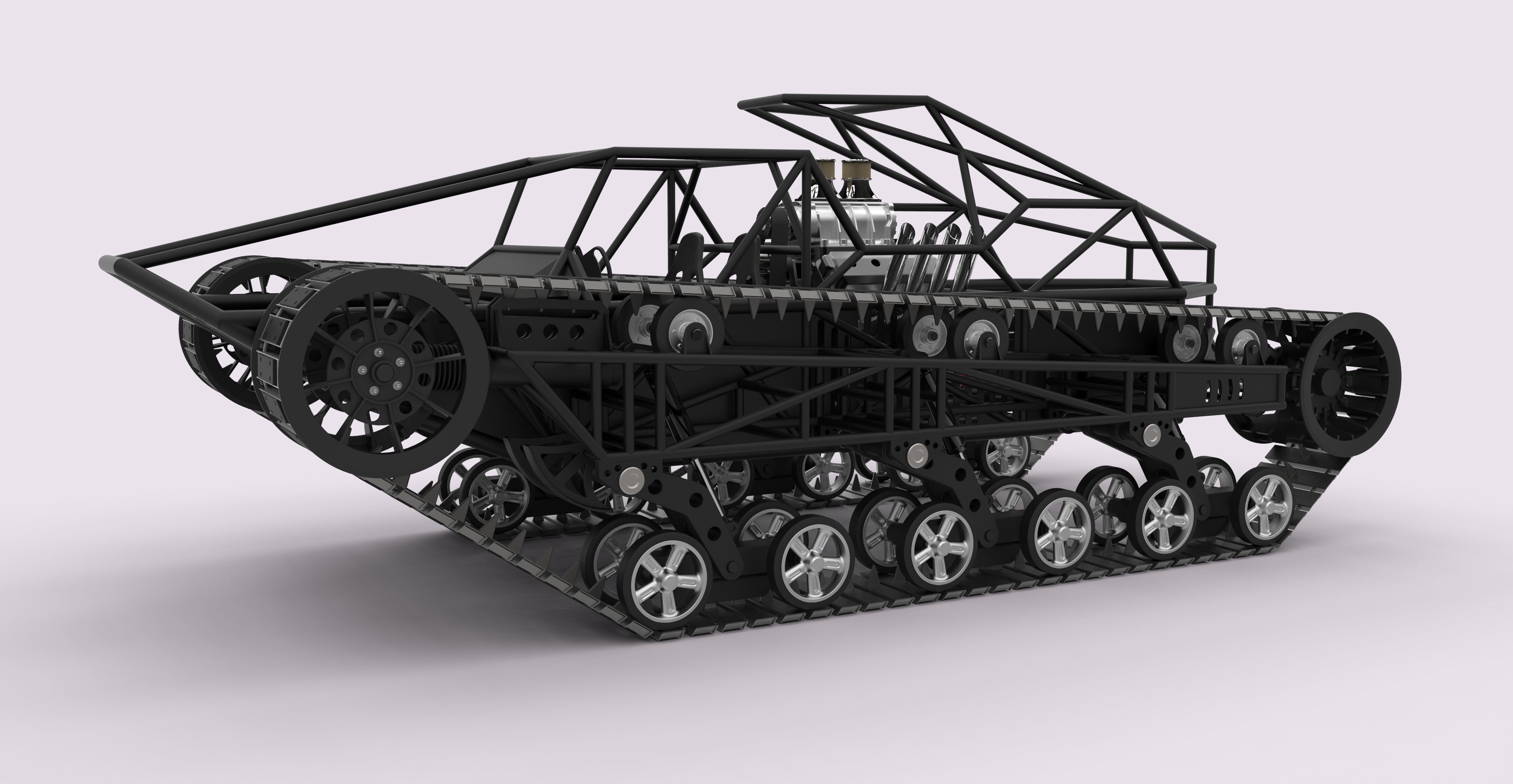 Tracked vehicle 1 3D model_8