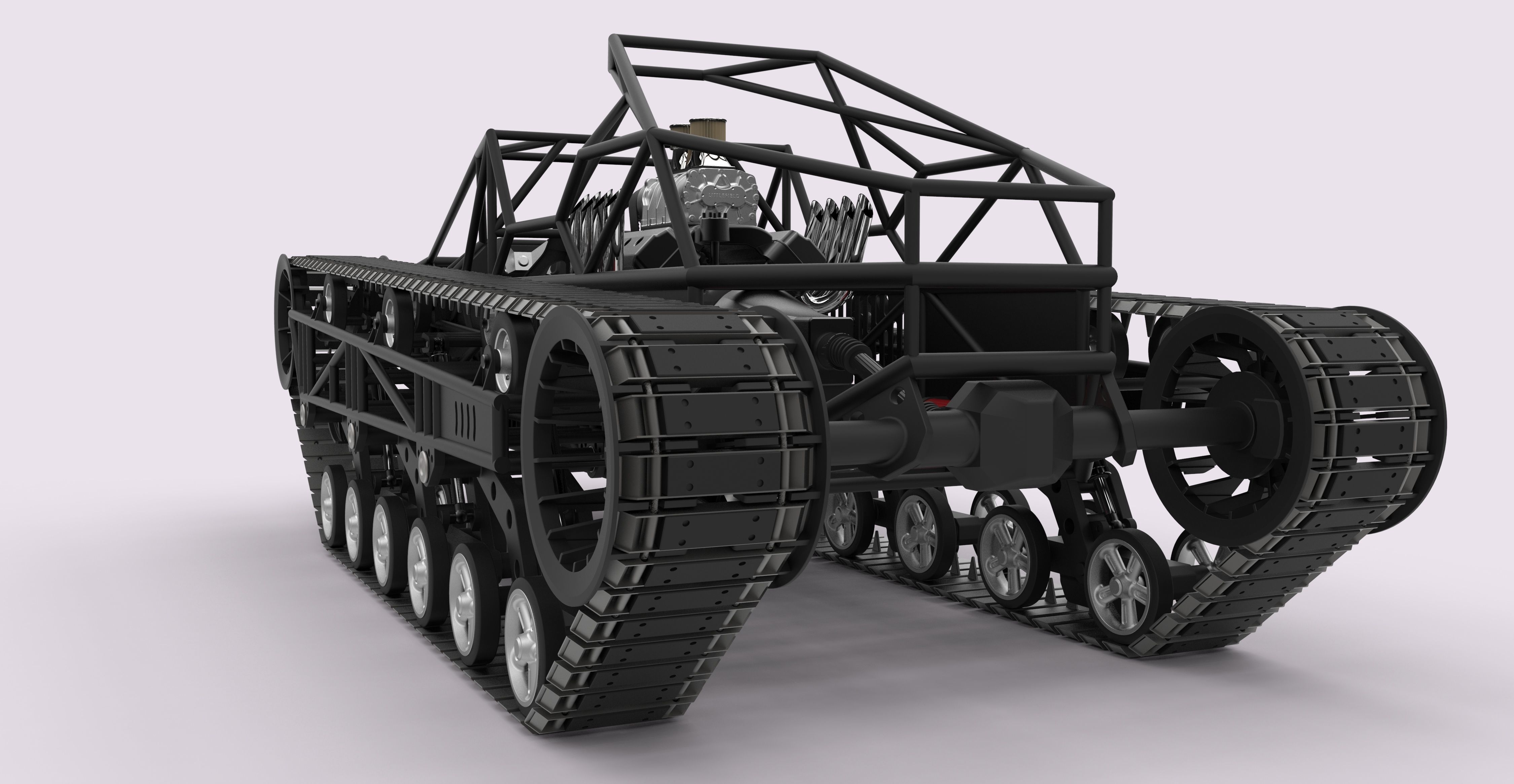 Tracked vehicle 1 3D model_14