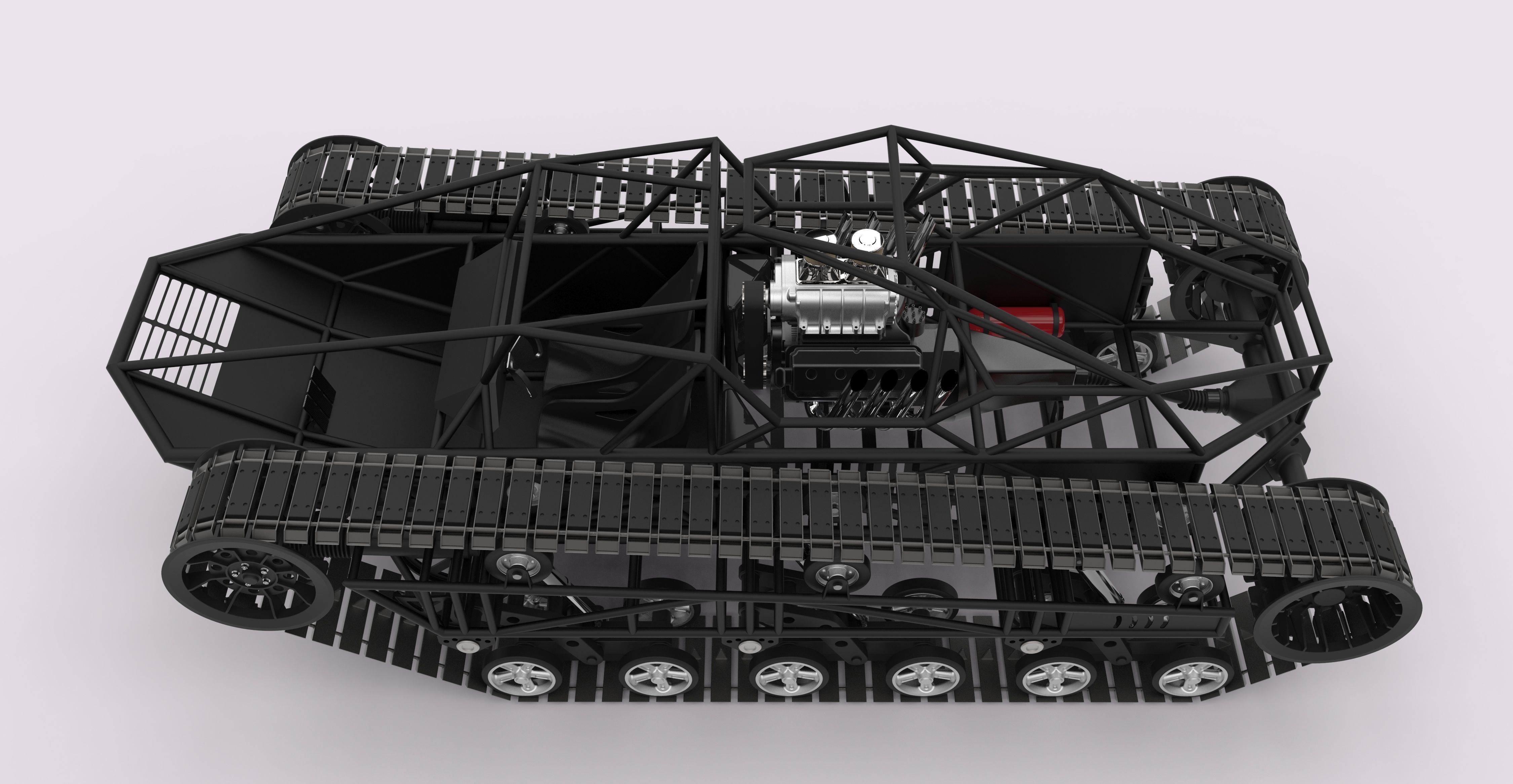 Tracked vehicle 1 3D model_9