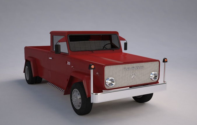 DODGE FARGO AS250 Low-poly 3D model