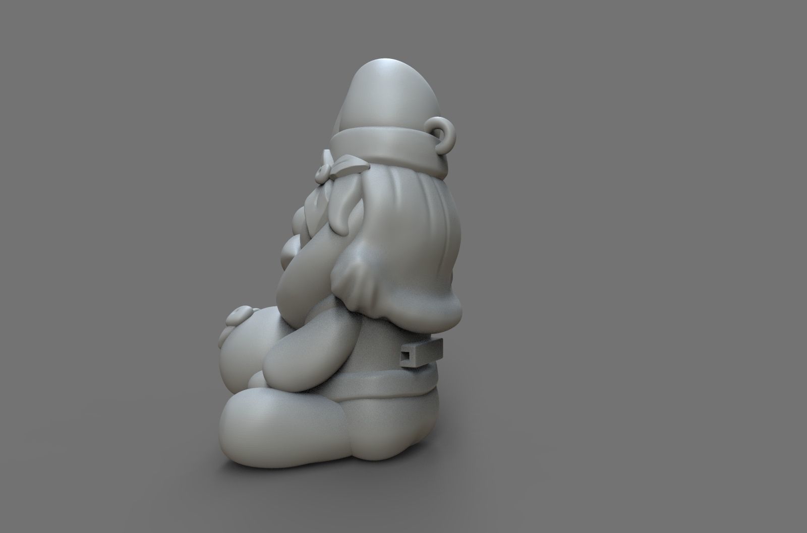 Santa Trinket Free 3D print model_9