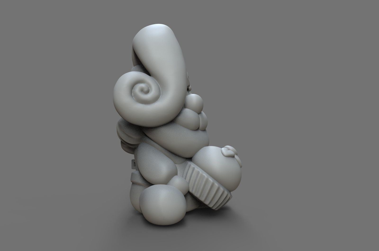 Santa Trinket Free 3D print model_6