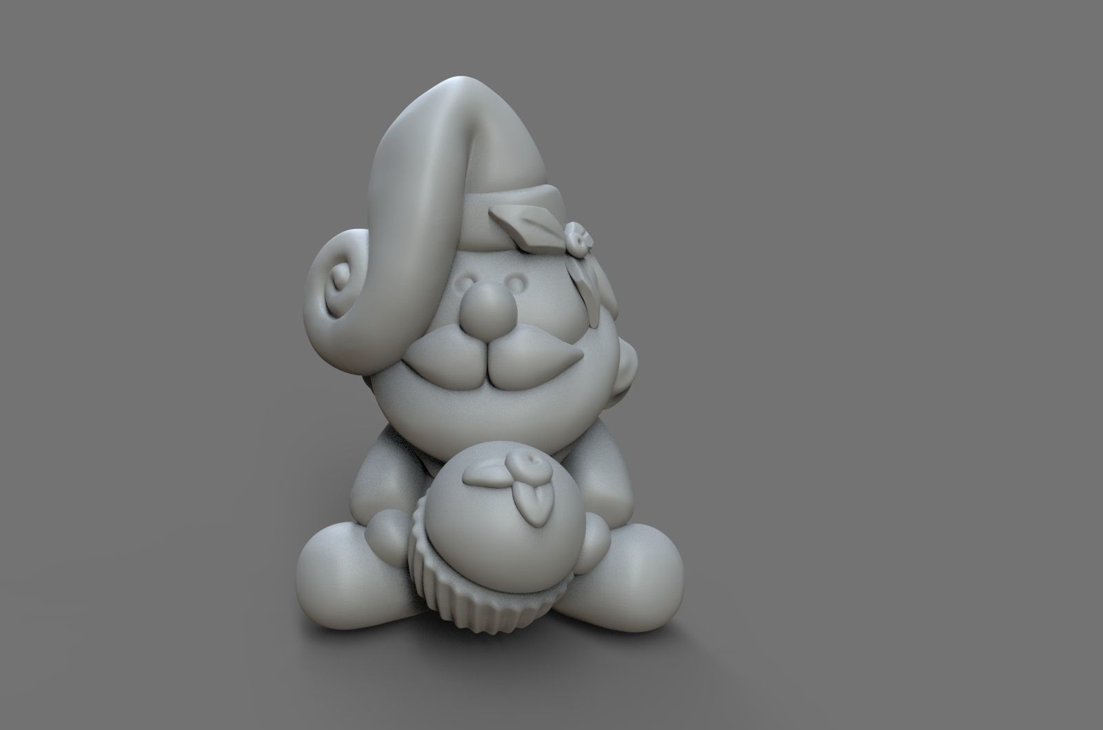 Santa Trinket Free 3D print model_2