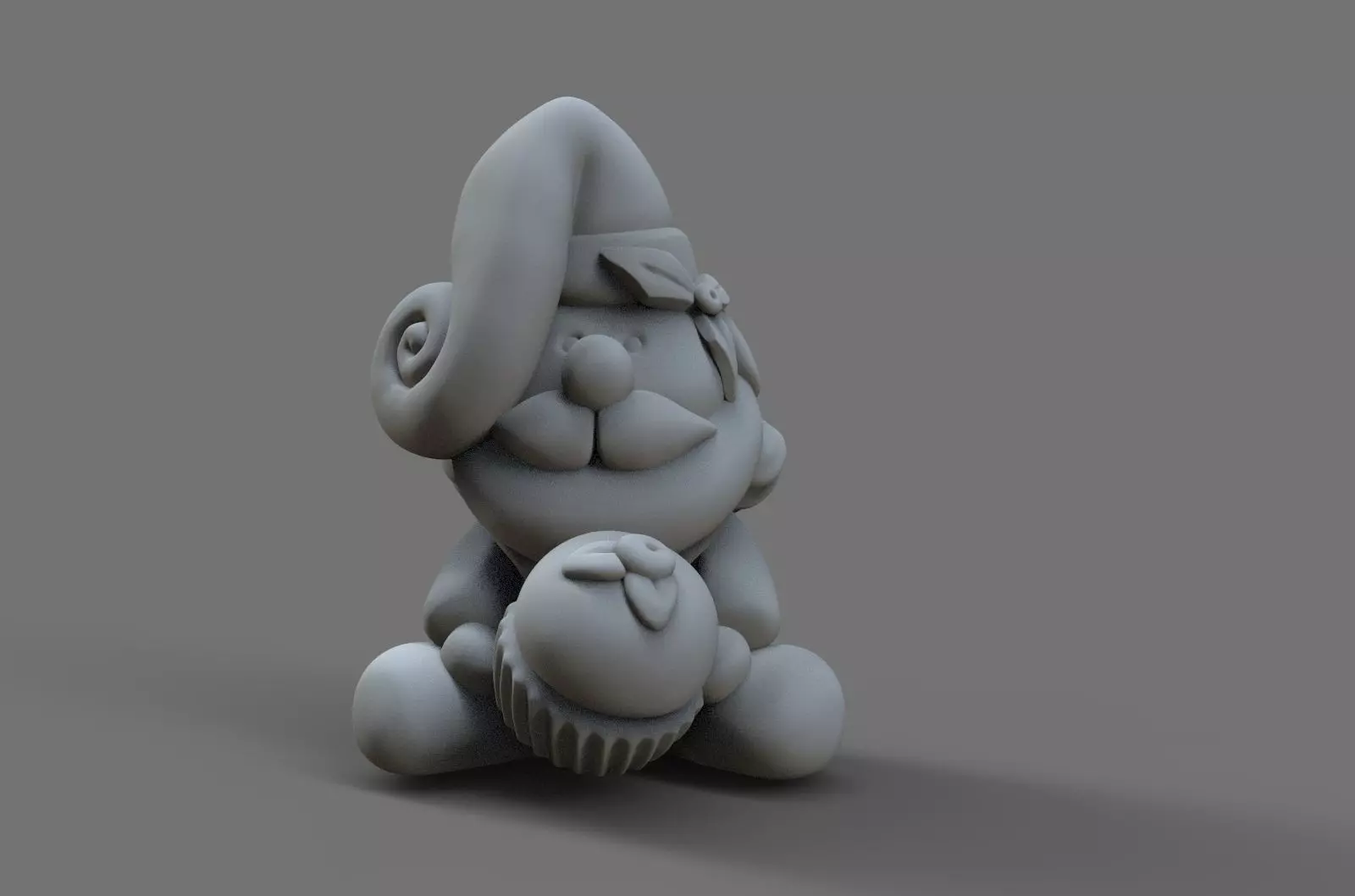 Santa Trinket Free 3D print model_0