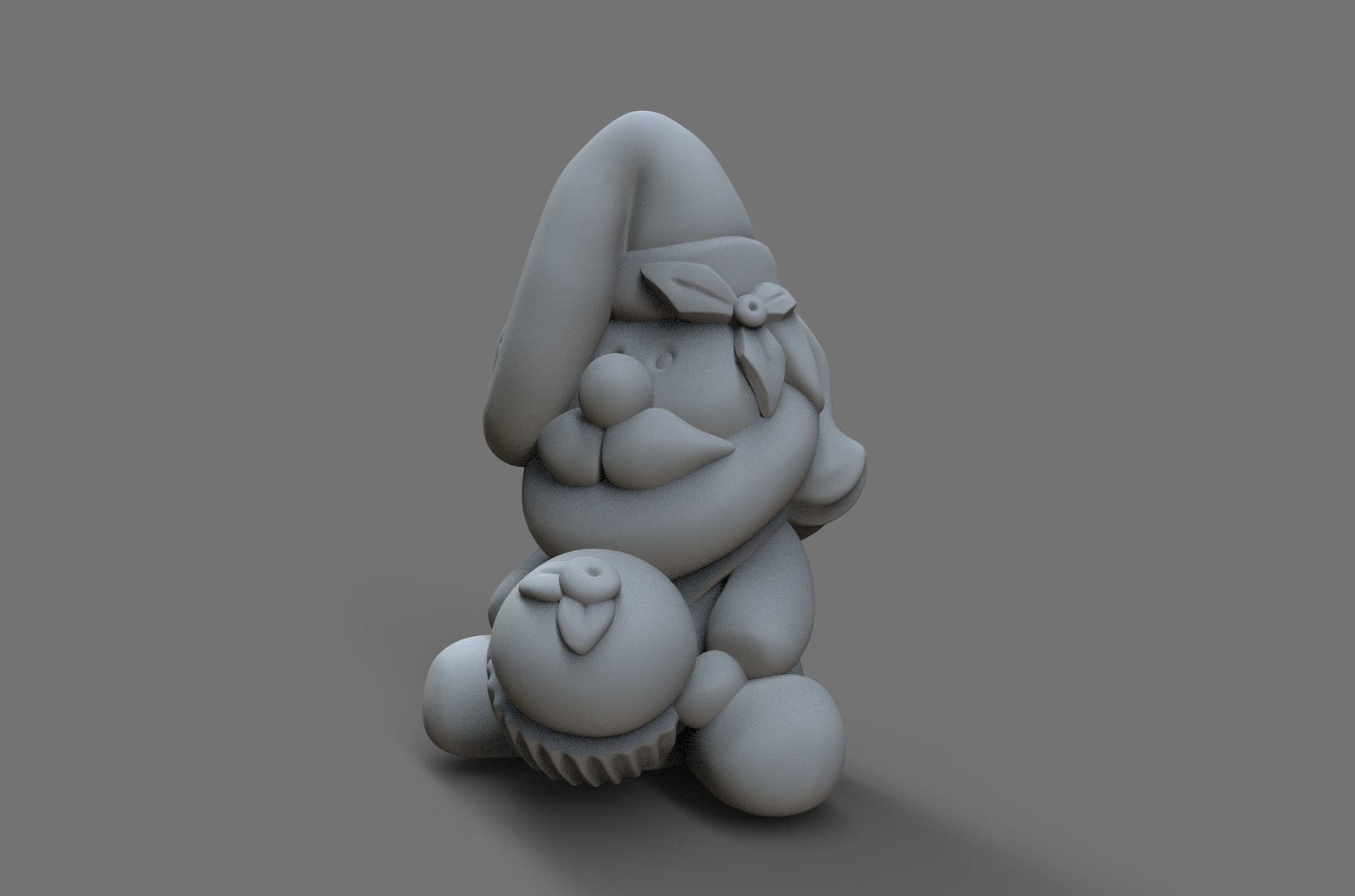 Santa Trinket Free 3D print model_1