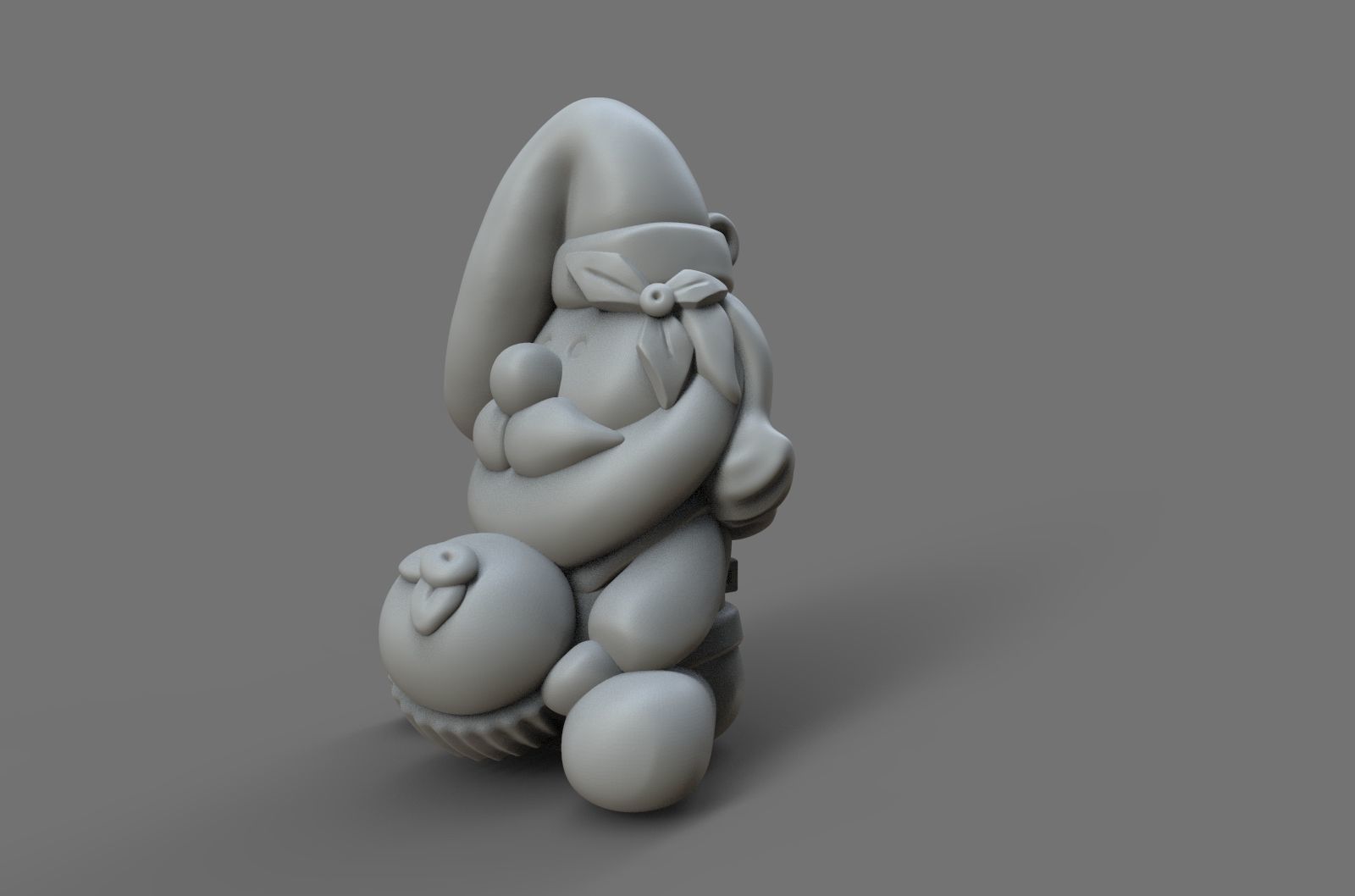 Santa Trinket Free 3D print model_4