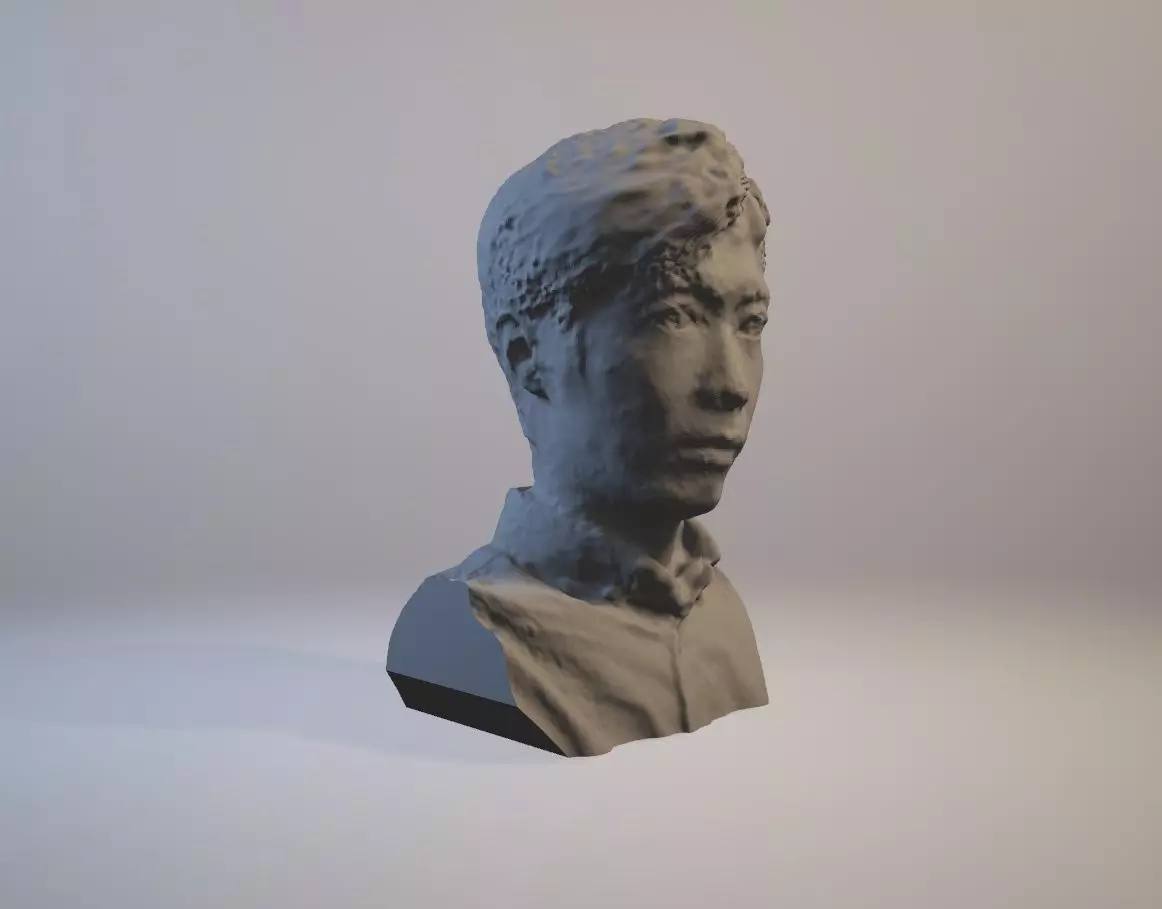 derek sculpture Free 3D print model_0