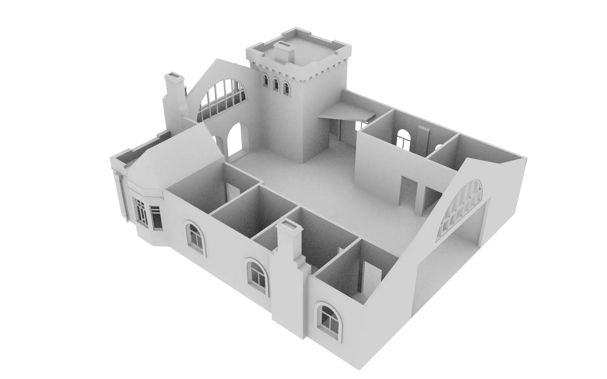Fort William Train Station Circa 1960s 3D print model