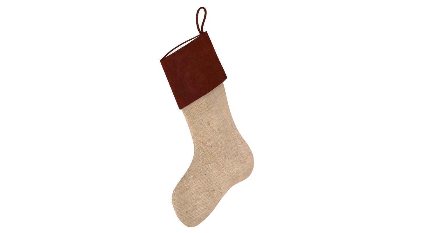 Christmas Stocking V1 3D model_4