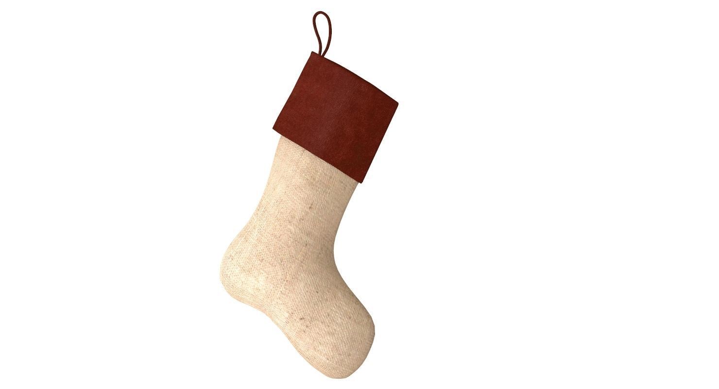 Christmas Stocking V1 3D model_7