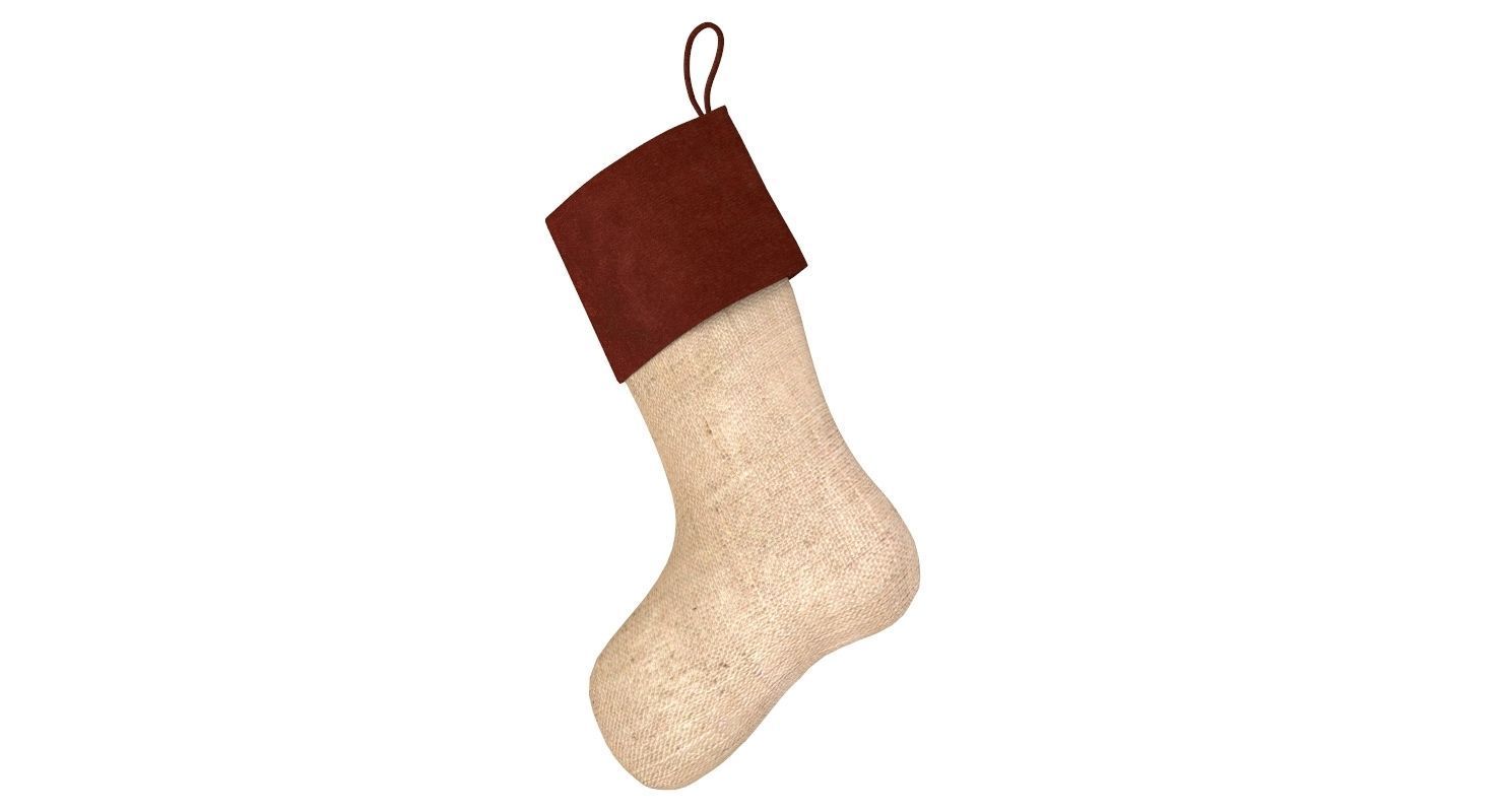 Christmas Stocking V1 3D model_3