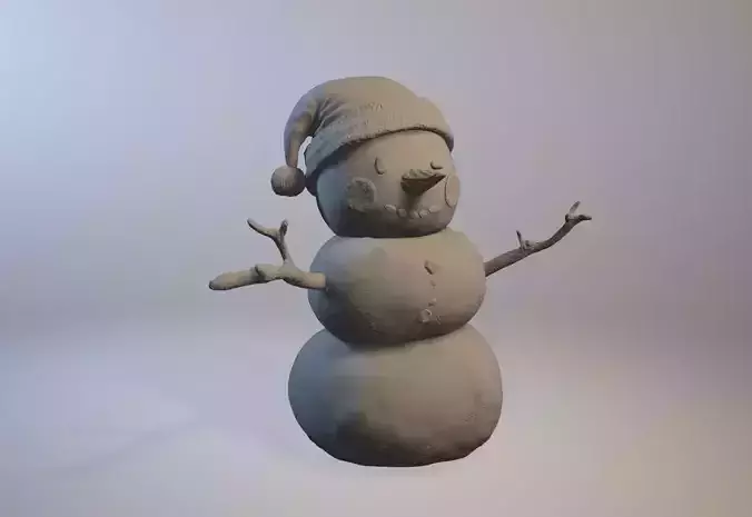 Snowman 3D print model
