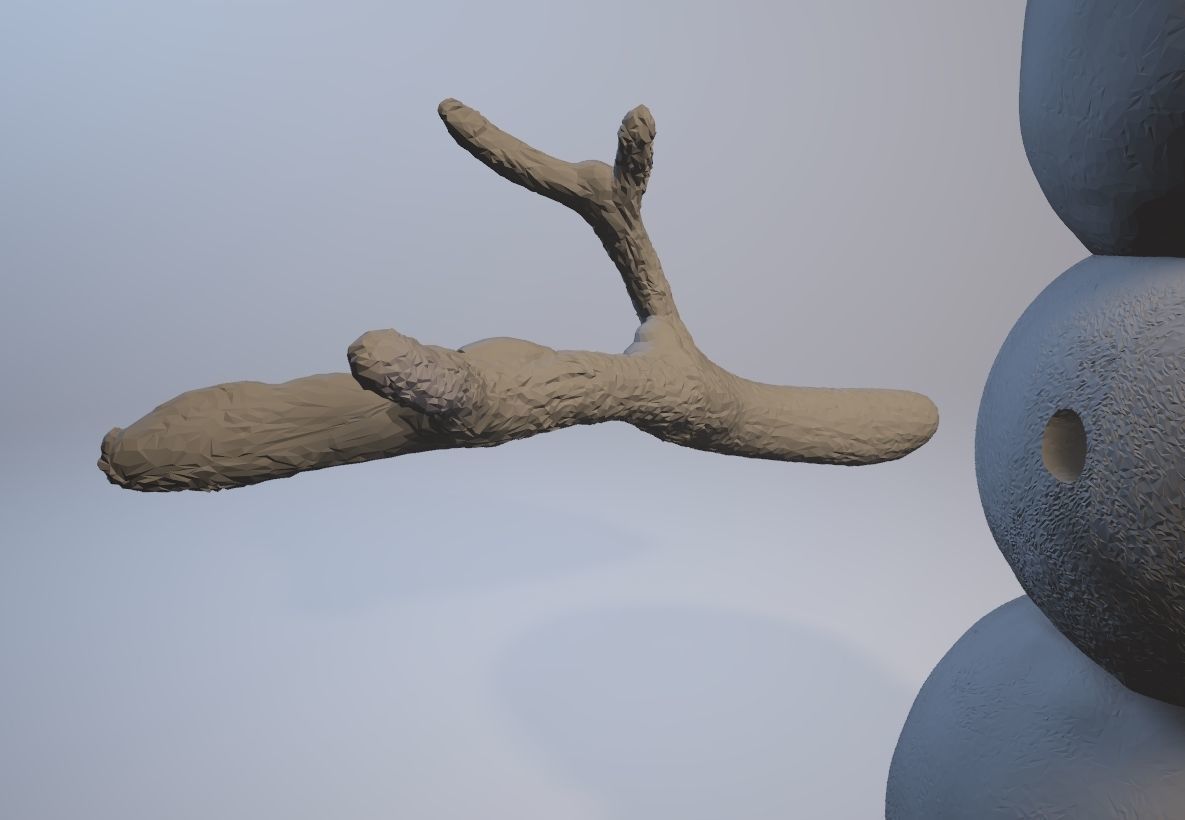 Snowman 3D print model_12