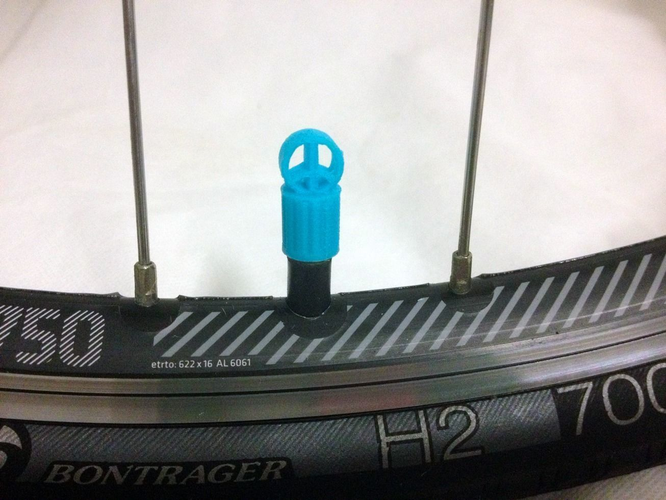 Car Truck Bike Van Tire Tyre Wheel Valve Stem Caps Cover Peace 3D print model 3