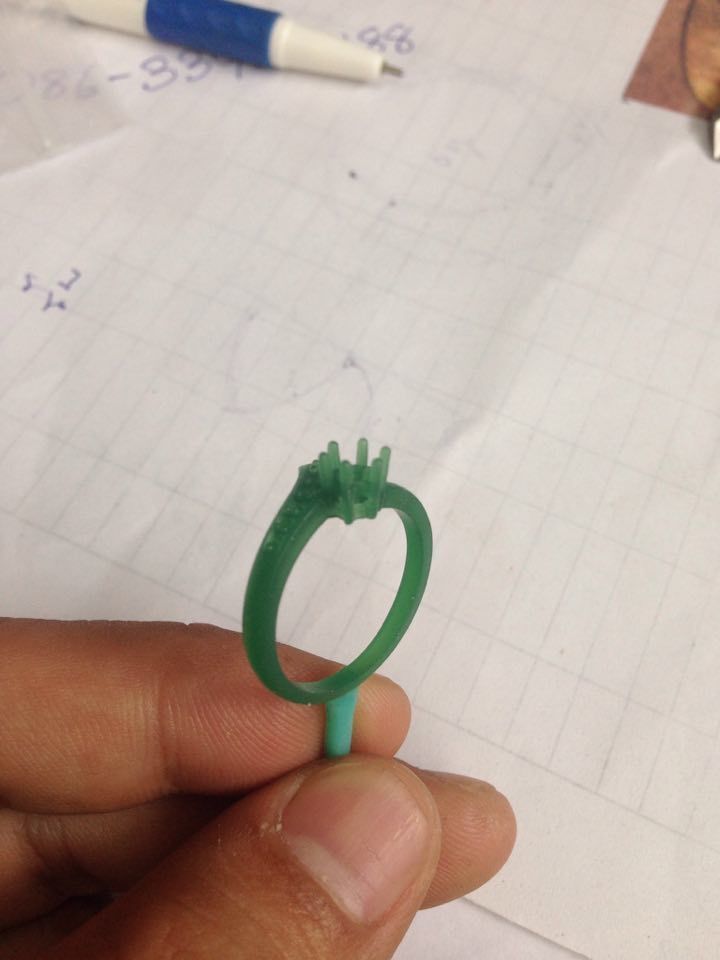 kengkod64v2 person diamond ring gold 3D print model_13