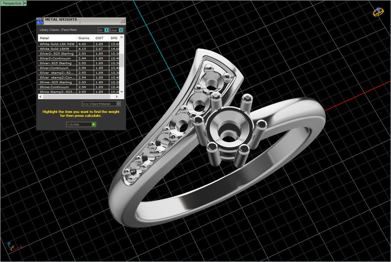 kengkod64v2 person diamond ring gold 3D print model_11