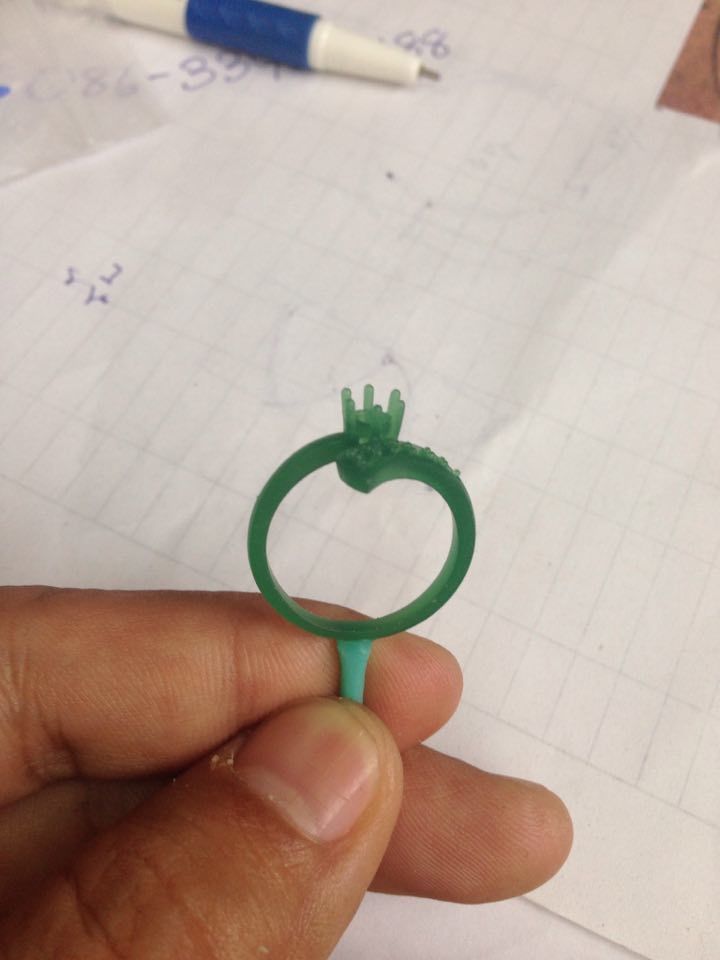 kengkod64v2 person diamond ring gold 3D print model_15