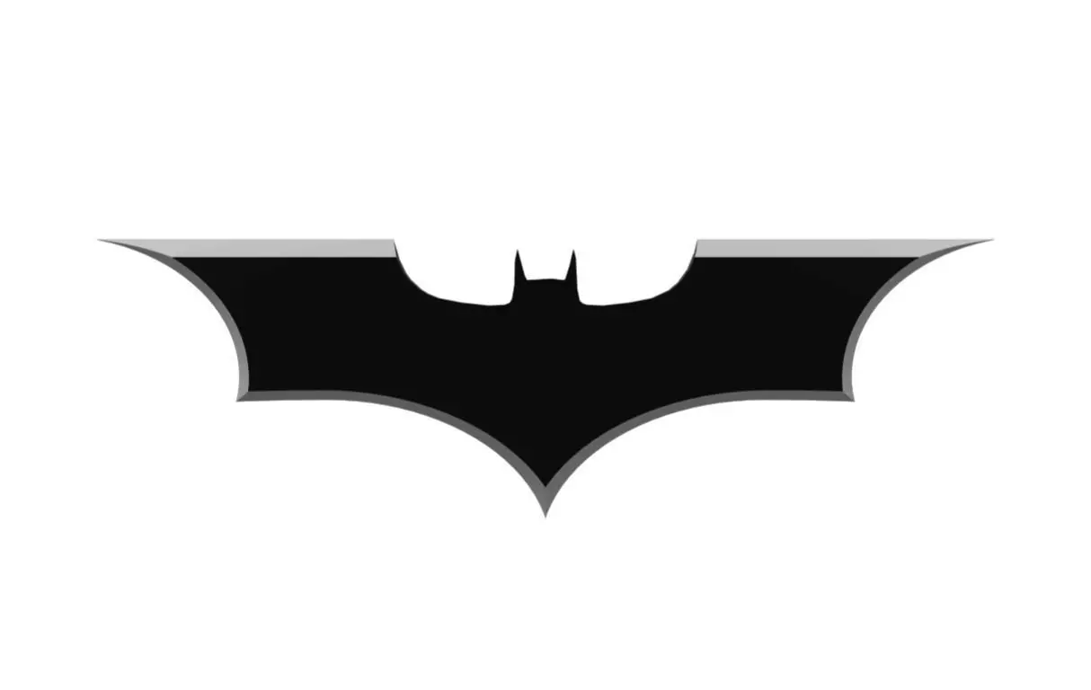 Batarang Throwing Weapon Low-poly 3D model_0