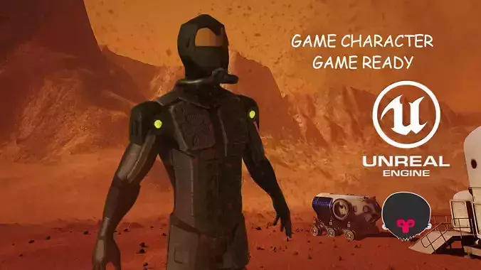 Mars Soldier Modern Sci fi