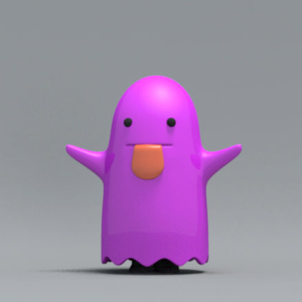 Bed sheet Boo Boo 3D Print ready Free 3D print model_3