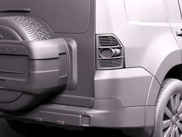 Mitsubishi Pajero 2010 3D model_10