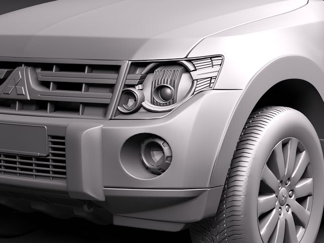 Mitsubishi Pajero 2010 3D model_9