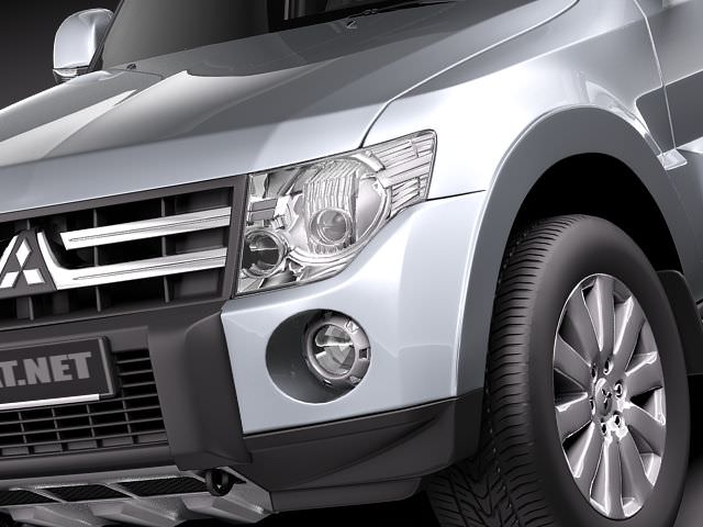 Mitsubishi Pajero 2010 3D model_2
