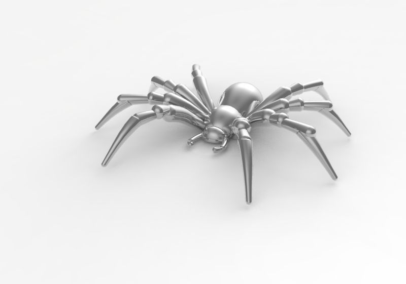 Pendant Spider 3D print model_3