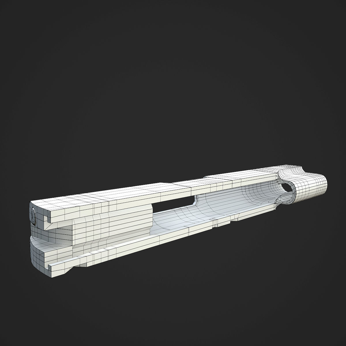 Colt M1911A1 Pistol  Low-poly 3D model_120