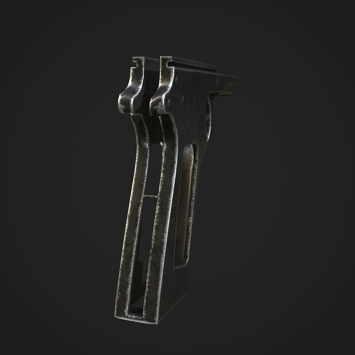 Colt M1911A1 Pistol  Low-poly 3D model_54