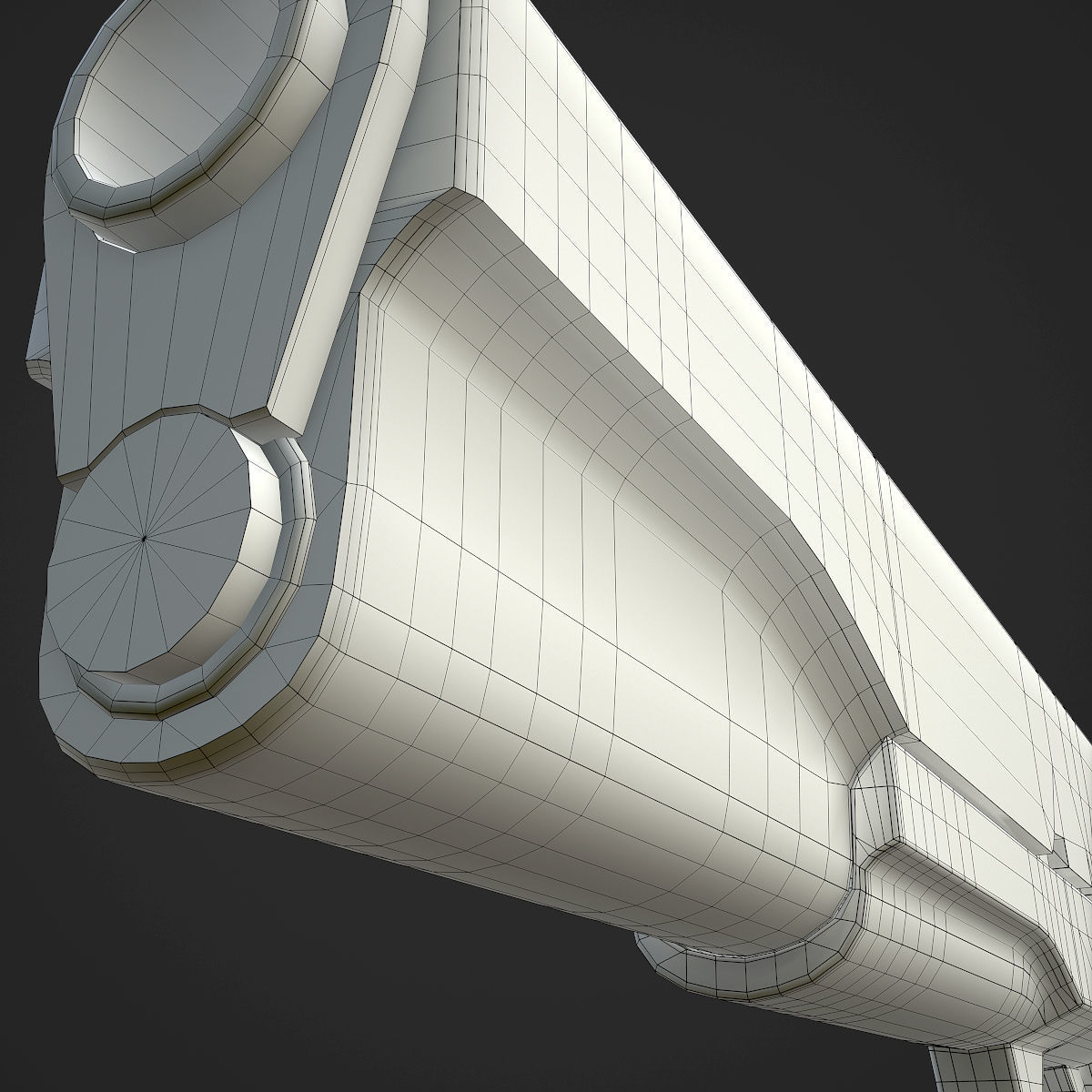 Colt M1911A1 Pistol  Low-poly 3D model_96