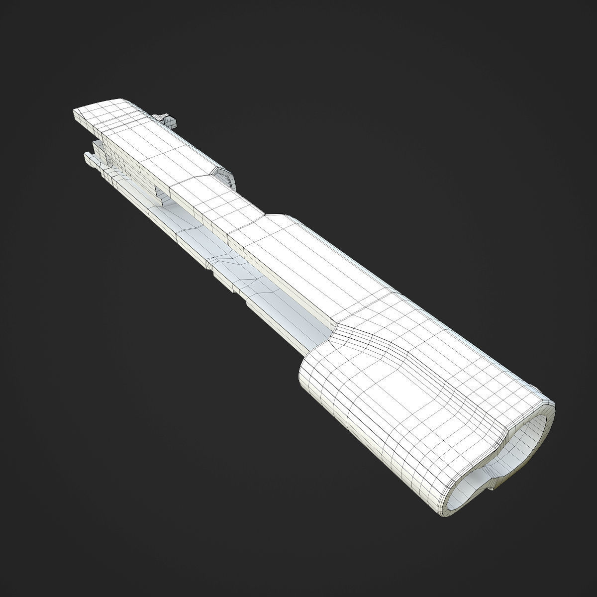 Colt M1911A1 Pistol  Low-poly 3D model_119