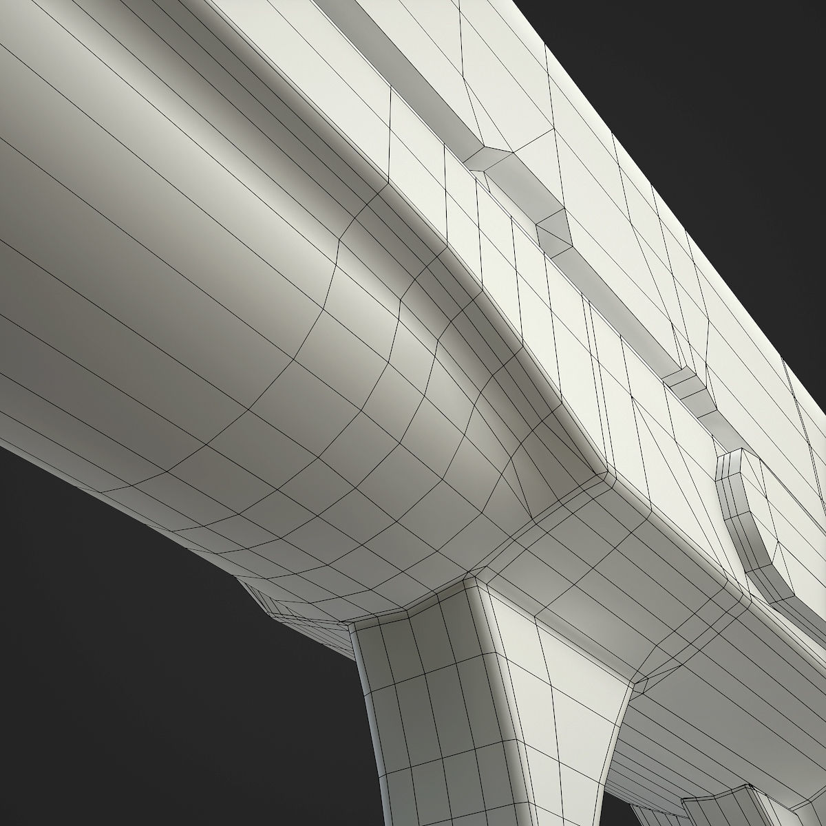 Colt M1911A1 Pistol  Low-poly 3D model_97