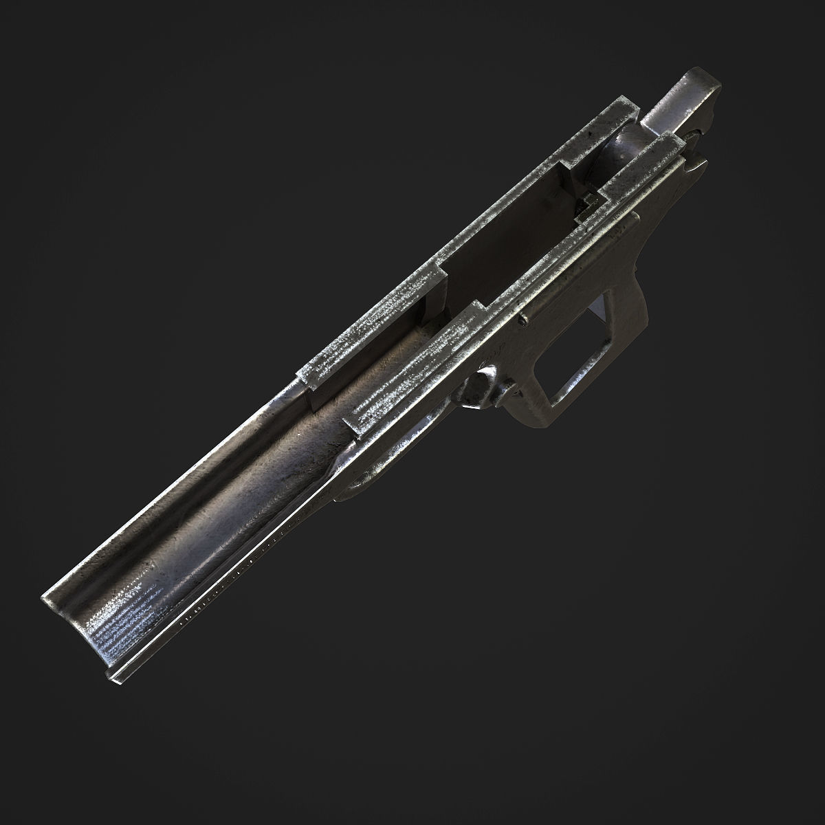 Colt M1911A1 Pistol  Low-poly 3D model_53