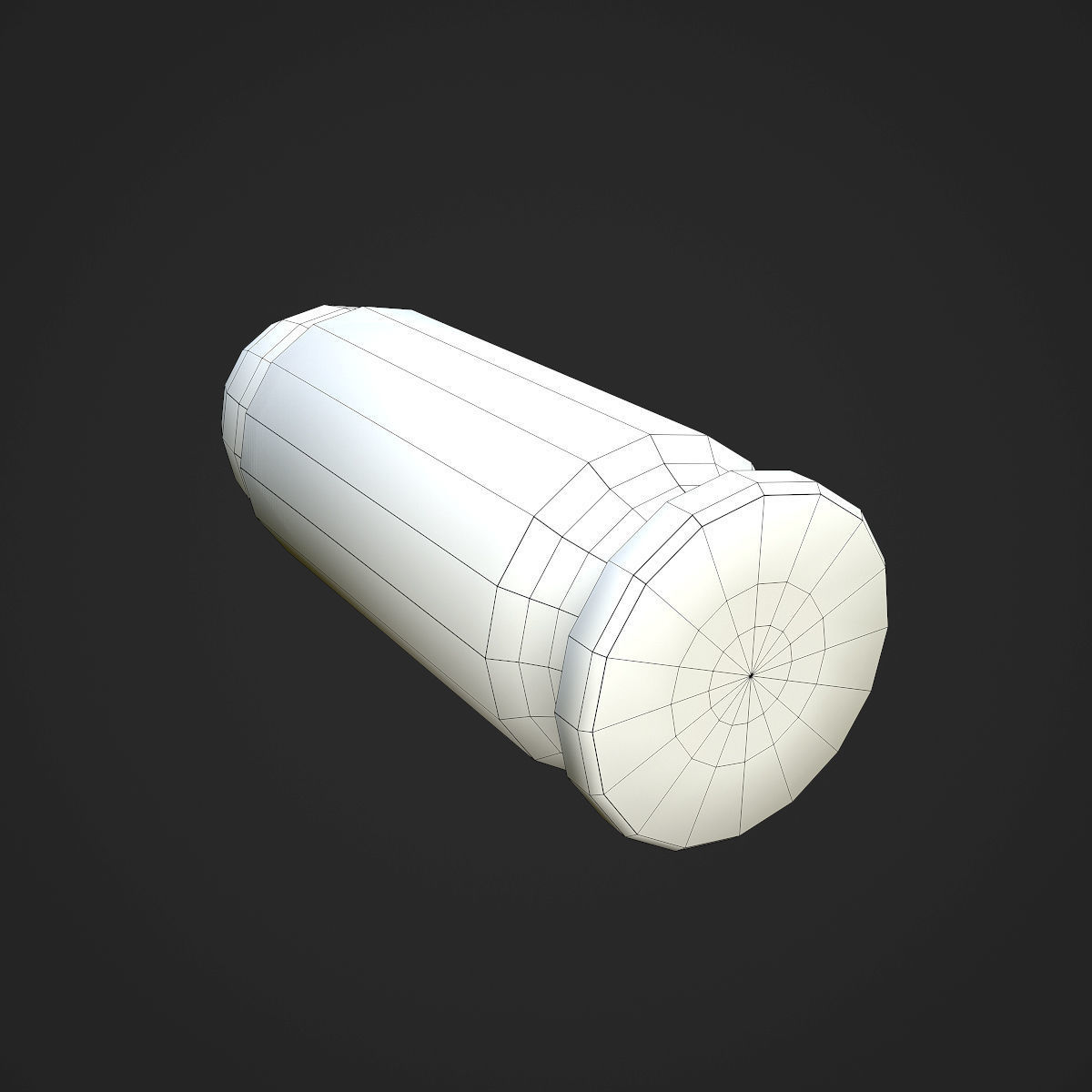 Colt M1911A1 Pistol  Low-poly 3D model_134