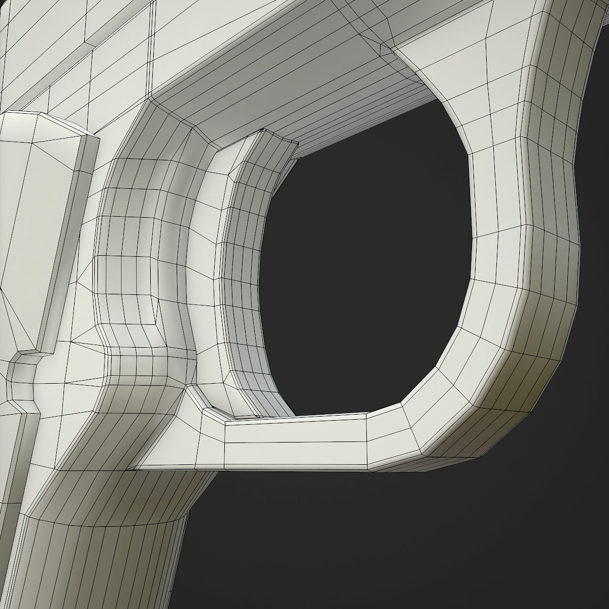 Colt M1911A1 Pistol  Low-poly 3D model_103